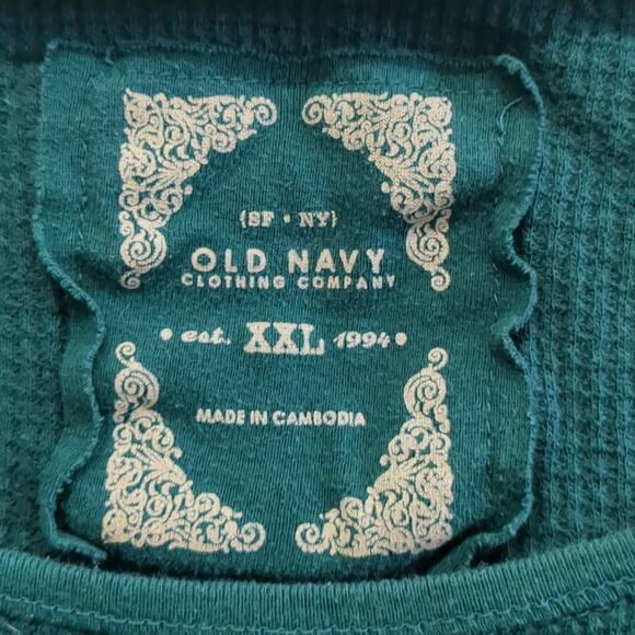 Old Navy Green Relaxed Fit Blouse size XXL - Picture 3 of 6